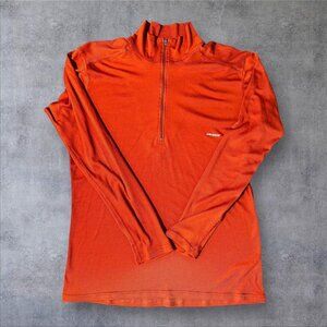 Patagonia Orange 1/4 Zip Pullover – Medium